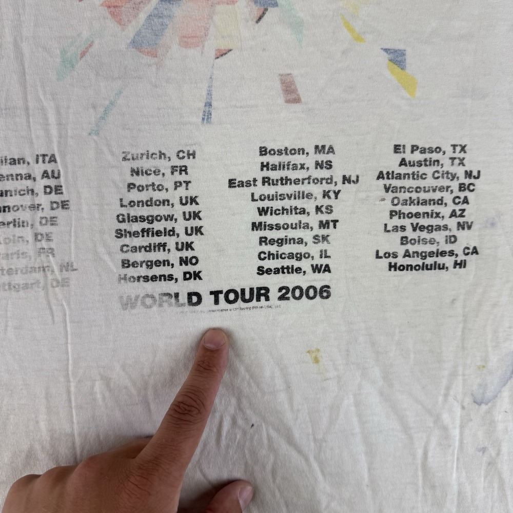 The Rolling Stones A Bigger Bang T Shirt‎ Size Xl Y2K 2006 Vintage Distressed - Picture 10 of 12